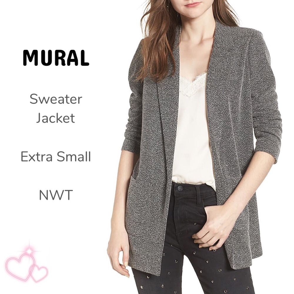 NWT | MURAL Sweater Jacket